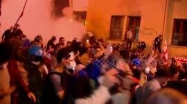 At least 11 injured as Georgian police clash with protesters over contentious bill