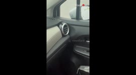 Merciless hailstorm unleashes fury on rear windshield of a car