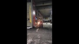 Östersund's quirky moped moment: a hilarious ride!