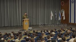 Israel: LTG Chief of the General Staff of the Officer School spoke to the cadets