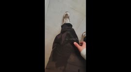 Tea mishap: cup bottom breaks, spills all!