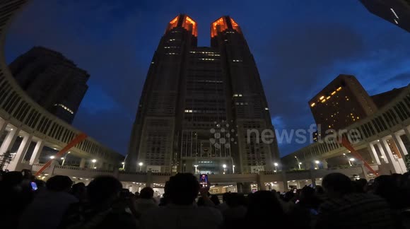 Godzilla: Attack on Tokyo! Jaw-Dropping Projection Mapping on Government Building - Buy, Sell or Upload Video Content with Newsflare