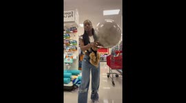 Pawsitively adorable: Girl and puppy's Target trip sparks an adorable moment