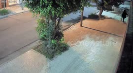 Neighbor caught on camera dumping dirt on sidewalk