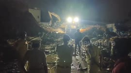 Seven labourers, including a child were killed when a retaining wall at an under-Construction apartment collapsed on the temporary asbestos shed rooms on South India