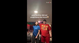 From tutorial to tumble: Brother's botched move leads to sister's sudden fall