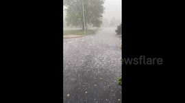 US: Strong Storms Hit Chicago Area Bringing Large Hail, Gusty Winds, And Flood 2