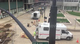 Springfield, MA Water Main Break/ Sinkhole  May 4, 2016 - May 5, 2016 Update 5/5/16 11 AM