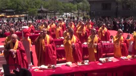 5000 people attend 'Opening Light' ceremony at newly-built Taoist tower in China