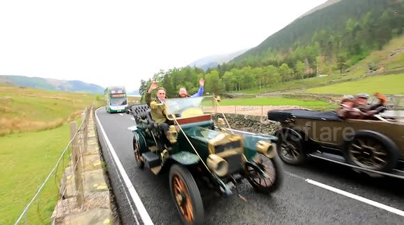 Rory Stewart & Grasmere school children open the A591 in Cumbria