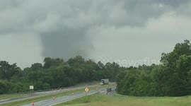 Large tornado near Mayfield, KY 5/10/16