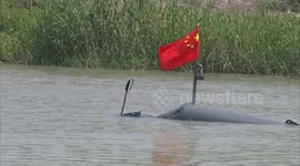 安徽农民花5千元用两个月造出潜艇  获国家专利 航速能达到每小时7海里