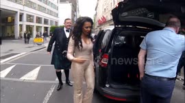 Melanie Brown Gets Kncoked By A Paparazzi