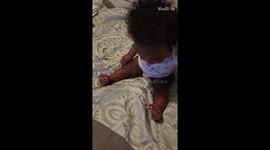 Magic of movement: Young girl's first foray into bodily control