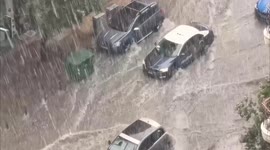 Heavy rain storm submerges Thessaloniki, Greece, in flash flood chaos