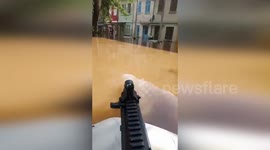 Military deliver aid to residents stranded in Brazil floods