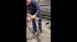 Just a simple cap on a stainless steel square tube using TIG autogenous welding