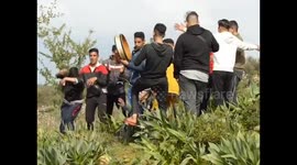 Dancing and singing to celebrate spring