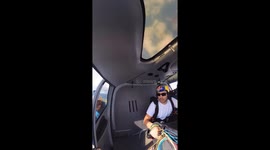 Skydiving mishap: glider packing error leads to mid-air struggle