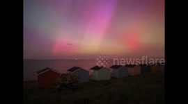 Stunning Northern Lights display in Kent, UK