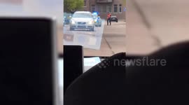 Exclusive - Person arrested at gun point in Malmo as tensions continue to rise ahead of the Eurovision finals tonight