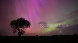 Time Lapse Of Epic Aurora Borealis With Rare Corona Over N. Ireland - Best Display In 20 Years!