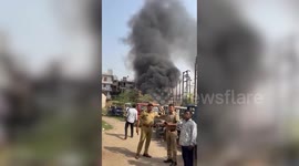 India: Massive fire erupts at power house in northern India