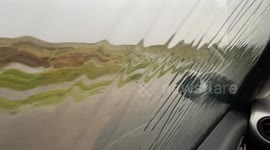 Thunderstorms break out in wales and part of the UK causing many area to be affected by flash flooding.