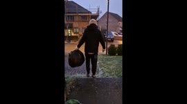 That must be why they call them sliders. Skipping the bins out on a cold fosty December morning, much to the wife's amusement