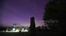 China: Gorgeous scenes of auroras thrill viewers in northern Chinese cities