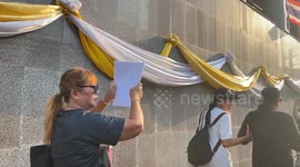 Protesters gather following hunger strike death of jailed anti-monarchy activist