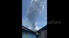 Mount Ibu, West Halmahera Regency, North Maluku Was Reported Again Ejected Volcanic Ash And Erupted On 15 May 2024