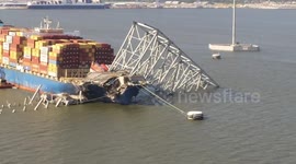 Key Bridge Unified Command's Mission to save M/V Dali caught on drone cam