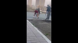 College students turn campus obstacle into giant gyroscope