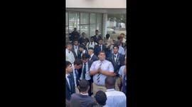 Boys dripping with passion ahead of competitive football clash