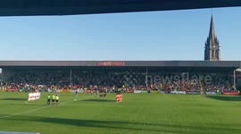 Ireland: One Minute Silence Before Bohemians FC Vs Palestinian Women’s Team Match