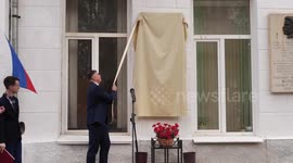 Memorial plaque honoring former Soviet expert to China unveiled in Russia