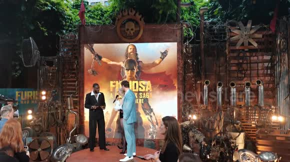 Anya Taylor-Joy, Chris Hemsworth attends the UK premiere for 