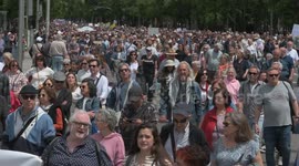 Spain: Public Health System Rally in Madrid
