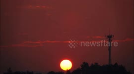 China: The Sun Erupts An X-class Flare