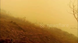 Guatemala Takes Action To Contain And Extinguish Forest Fire In Alta Verapaz