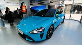 Xiaomi SU7 New Energy Vehicle in Beijing, China