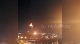 Fireworks set off as residents celebrate Iranian president's death