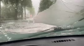 Netherlands: Thunderstorm With Hail Hits Friesland Causing Flash Flooding 2