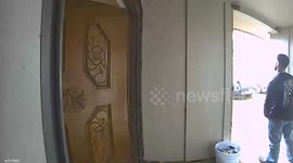 Sudden Thunderclap Startles Dad and Daughter