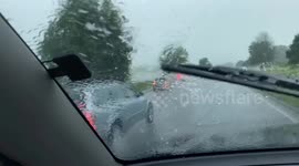 Hailstorm strikes Devon roads causing thunderstorm chaos