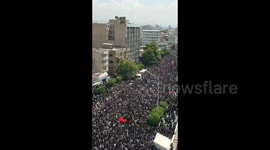 Iran: The bodies of the martyrs reached the intersection of Azadi-Rodaki streets
