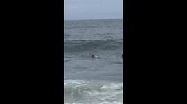 Body surfing mastery: riding the waves of Cordeirinho Beach