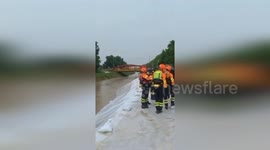 Italy: Heavy Rainfall Strikes Veneto, Firefighters Conduct Dozens of Rescue Operations