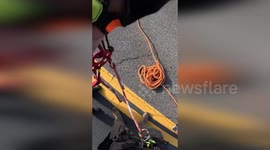 USA: Henry-1 Helicopter Rescues Victim from Vehicle Accident on Sonoma Coast